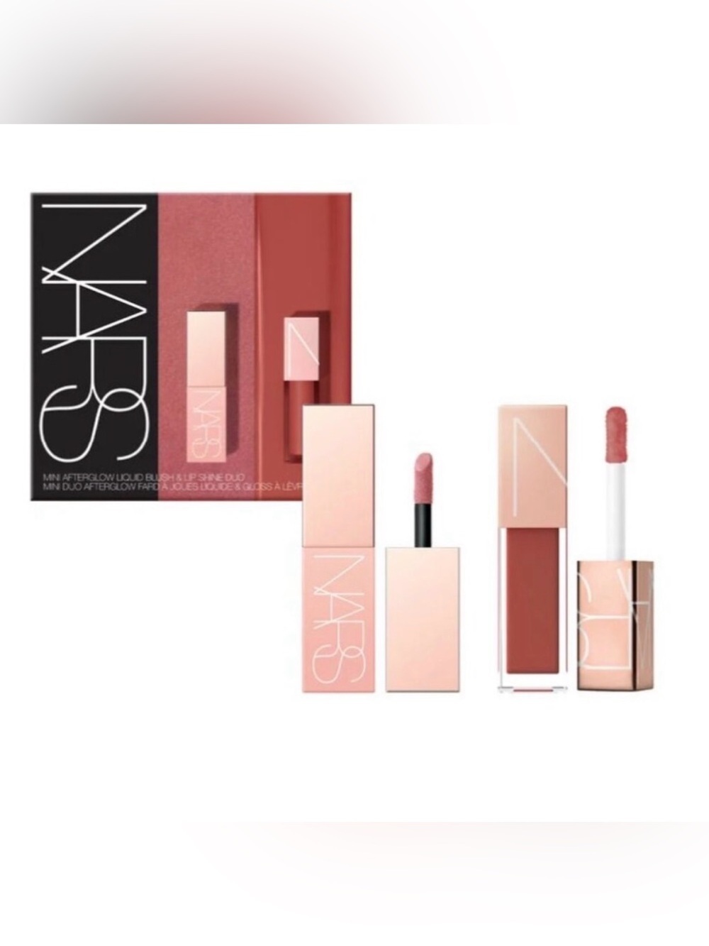 NARS AFTERGLOW LIPSTICK AND MINI BLUSH DUO IN SHADE  DLOCE VITA/ARAGON 💋
